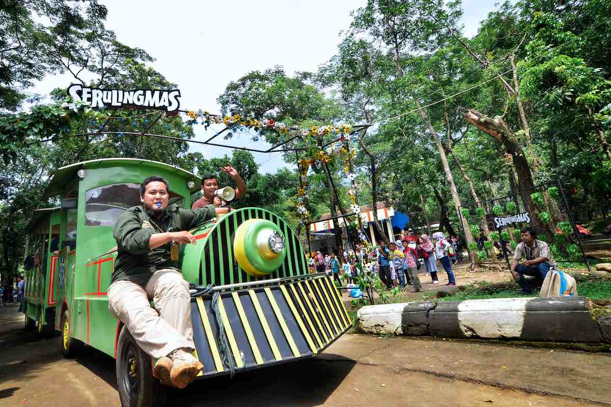Kereta mini Serulingmas Zoo